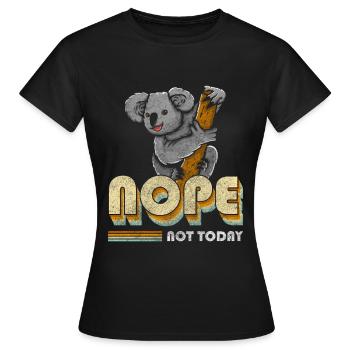 Koalabären Outback Bär - Frauen T-Shirt - Schwarz - Vorne - AI Model Female 172 dark (172cm)