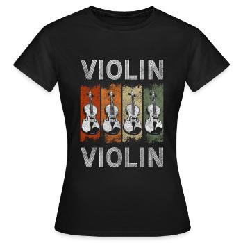 Musicien symphonique - T-shirt Femme - noir - Devant - AI Model Female 172 dark (172cm)