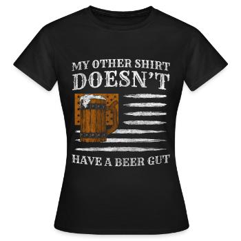 Bar Hopping Bière Boissons - T-shirt Femme - noir - Devant - AI Model Female 172 dark (172cm)