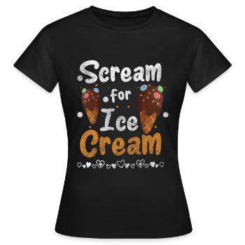 Glacier Glacier - T-shirt Femme - noir - Devant - AI Model Female 172 dark (172cm)
