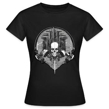 Rave Jumpstyle Music Exciting - Women's T-Shirt - black - Front - AI Model Female 172 dark (172cm)