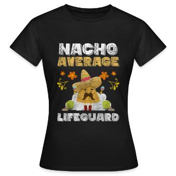 Sauveteur Piscine intérieure Sauvetage Piscine extérieure - T-shirt Femme - noir - Devant - AI Model Female 172 dark (172cm)