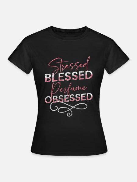 Duft Parfümflasche Einzigartig - Frauen T-Shirt - Schwarz