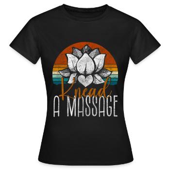 Bien-être Méditation Loisirs Bien-être Queen - T-shirt Femme - noir - Devant - AI Model Female 172 dark (172cm)