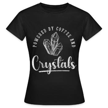 Zeichen Glauben Mond Symbolisch - Frauen T-Shirt - Schwarz - Vorne - AI Model Female 172 dark (172cm)