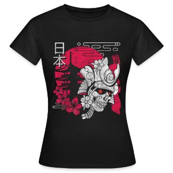 Orient Fabelwesen Katana Nerd - Frauen T-Shirt - Schwarz - Vorne - AI Model Female 172 dark (172cm)
