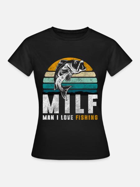 Pêche au brochet perche - T-shirt Femme - noir