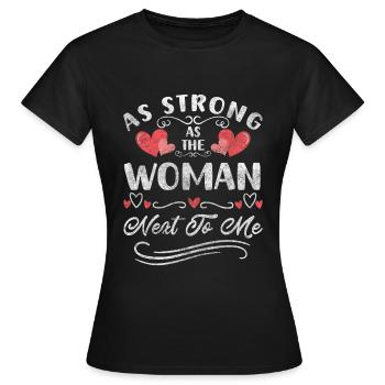 Weltfrauentag mädchen feminin - Frauen T-Shirt - Schwarz - Vorne - AI Model Female 172 dark (172cm)
