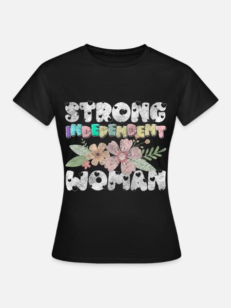 De Macht van de Dag van vrouwen viert Retro - Vrouwen T-shirt - zwart