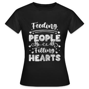 Consultante Helper Diet Fruit - T-shirt Femme - noir - Devant - AI Model Female 172 dark (172cm)