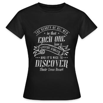 Hommes Boire de l’alcool Sports Vacances - T-shirt Femme - noir - Devant - AI Model Female 172 dark (172cm)