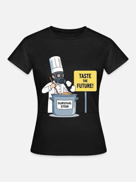Taste the Future ! - Frauen T-Shirt - Schwarz