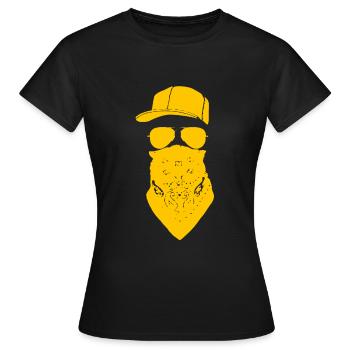 Hip hop - T-shirt Femme - noir - Devant - AI Model Female 172 dark (172cm)