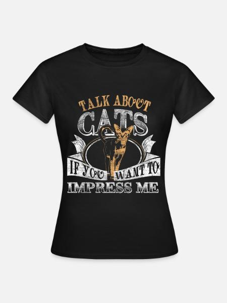 Katze Katzen - Frauen T-Shirt - Schwarz