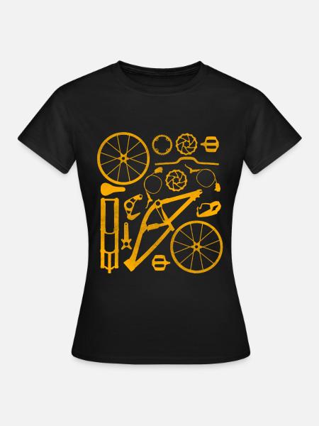 Fahrrad - Frauen T-Shirt - Schwarz