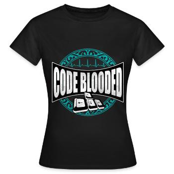 Programmierer - Frauen T-Shirt - Schwarz - Vorne - AI Model Female 172 dark (172cm)
