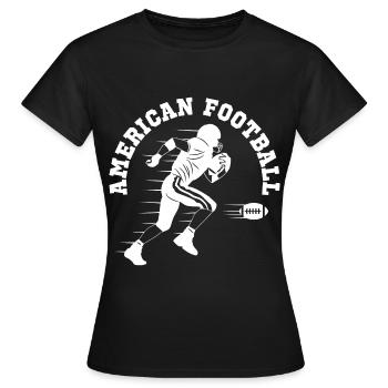 Courir le football plus rapidement - T-shirt Femme - noir - Devant - AI Model Female 172 dark (172cm)