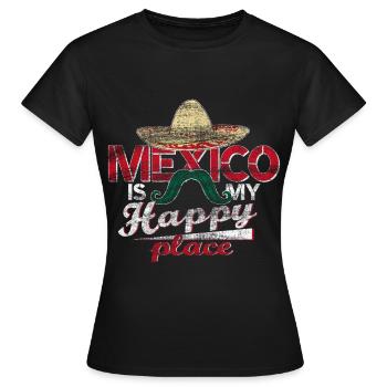 Mexico gift idea - Women's T-Shirt - black - Front - AI Model Female 172 dark (172cm)