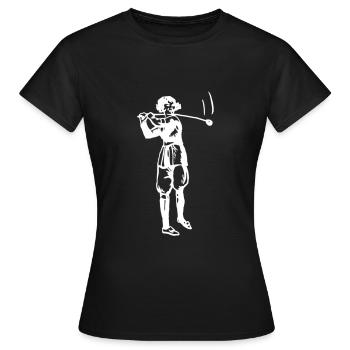 Golf - Golf - Golfeurs - T-shirt Femme - noir - Devant - AI Model Female 172 dark (172cm)
