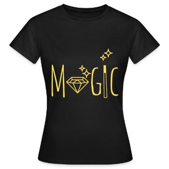 Magic - Women's T-Shirt - black - Front - AI Model Female 172 dark (172cm)