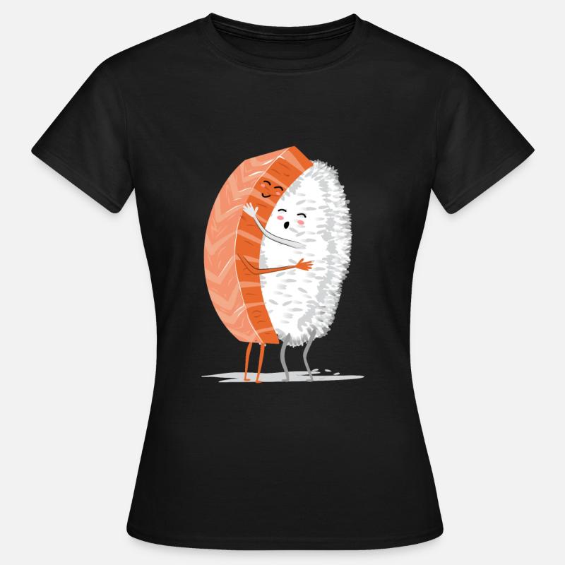Sushi Love - Maglietta da donna - nero