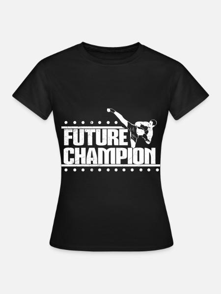 Kickboxen Sport Geschenkidee - Frauen T-Shirt - Schwarz