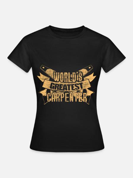 Madera de carpintero - Dame-T-shirt - sort