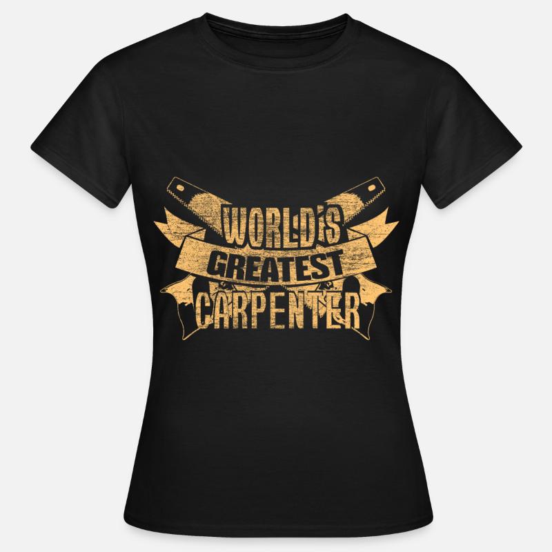 Madera de carpintero - Dame-T-shirt - sort