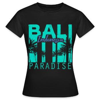 Bali Asien Ozean - Frauen T-Shirt - Schwarz - Vorne - AI Model Female 172 dark (172cm)