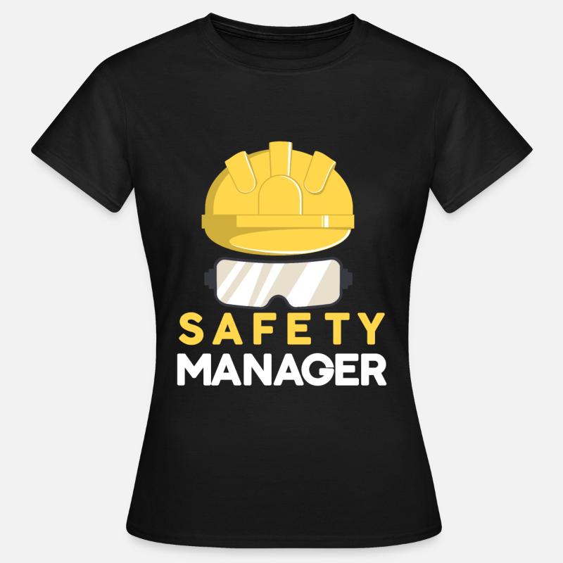 Safety Manager Helmet Lab Cantiere - Maglietta da donna - nero
