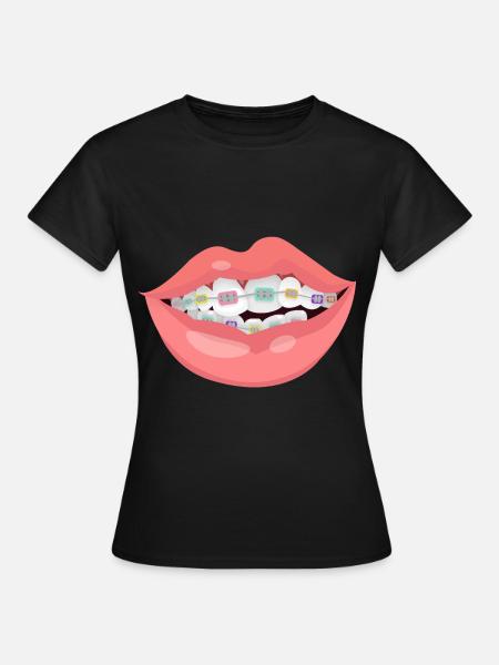 un appareil dentaire - T-shirt Femme - noir