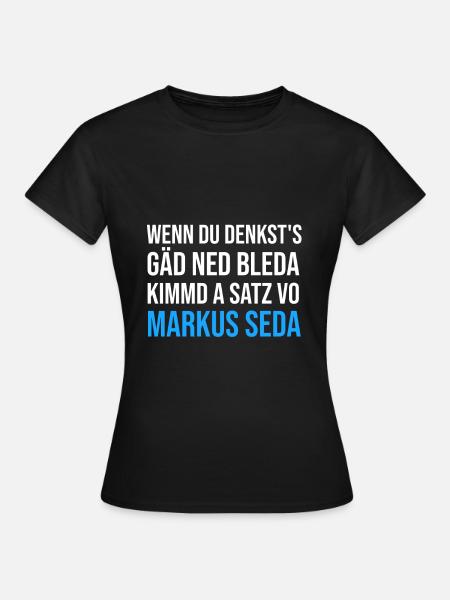 Markus Söder - Frauen T-Shirt - Schwarz