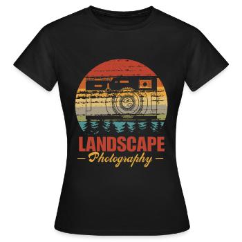Photographie Appareil Photo Photographe Cutter Shooting Wildtie - T-shirt Femme - noir - Devant - AI Model Female 172 dark (172cm)