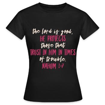 Chrétien chrétien chrétien chrétien chrétien chrétien - T-shirt Femme - noir - Devant - AI Model Female 172 dark (172cm)