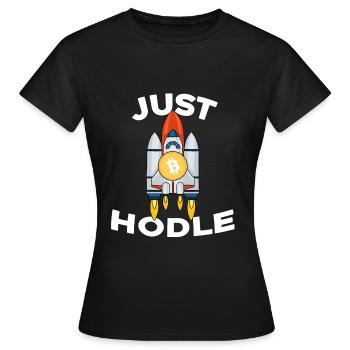 Bitcoin - T-shirt Femme - noir - Devant - AI Model Female 172 dark (172cm)