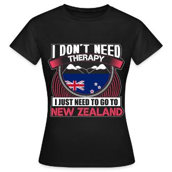 Neuseeland Polynesien Heimatland Geschenkidee - Frauen T-Shirt - Schwarz - Vorne - AI Model Female 172 dark (172cm)