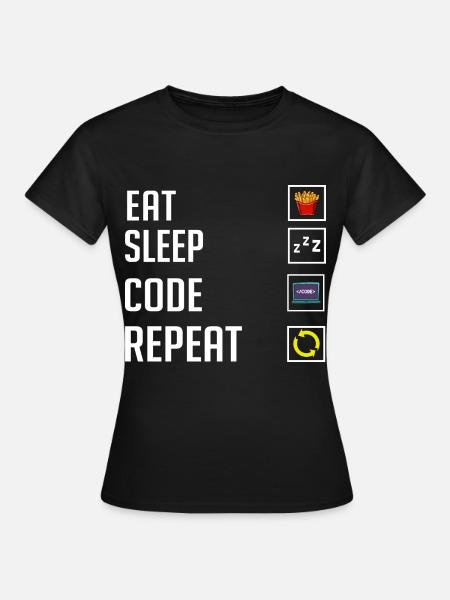 Programmierer Programmieren Computerentwickler Pc - Frauen T-Shirt - Schwarz