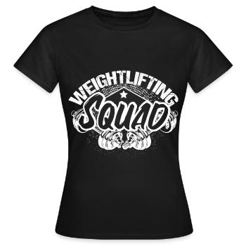 Musculation Renforcement Musculaire Bodybuilder Cadeau - T-shirt Femme - noir - Devant - AI Model Female 172 dark (172cm)