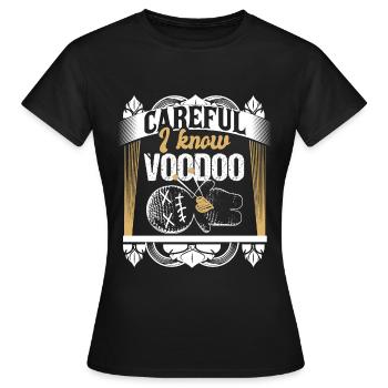 Horreur de poupée vaudou - T-shirt Femme - noir - Devant - AI Model Female 172 dark (172cm)