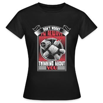 Voodoo Doll - Women's T-Shirt - black - Front - AI Model Female 172 dark (172cm)