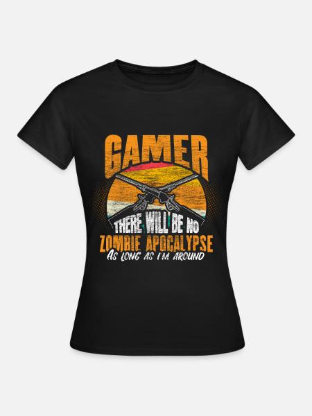 Zombie Apokalypse Halloween Geschenkidee - Frauen T-Shirt - Schwarz