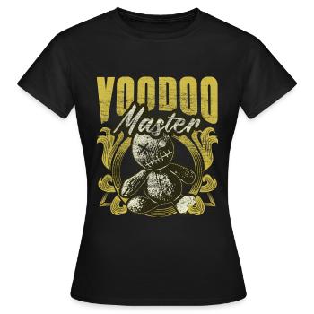 Voodoo Puppe Spruch Geschenkidee - Frauen T-Shirt - Schwarz - Vorne - AI Model Female 172 dark (172cm)