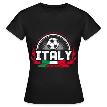 Italie Football Équipe nationale italienne - T-shirt Femme - noir - Devant - AI Model Female 172 dark (172cm)