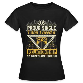 Indépendance unique - T-shirt Femme - noir - Devant - AI Model Female 172 dark (172cm)