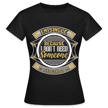 Cadeau du Parti de l’indépendance unique - T-shirt Femme - noir - Devant - AI Model Female 172 dark (172cm)