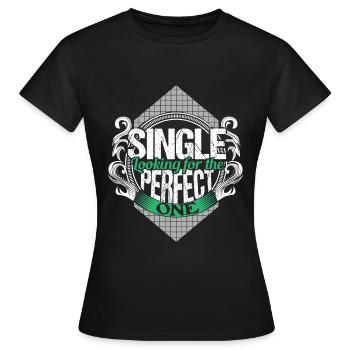 Idée cadeau de partenariat indépendant unique - T-shirt Femme - noir - Devant - AI Model Female 172 dark (172cm)