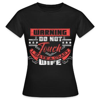 Mariage Mariage Alliance Bague Cadeau Idée Cadeau - T-shirt Femme - noir - Devant - AI Model Female 172 dark (172cm)