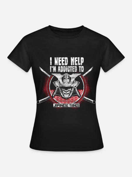 Japan Anime Nippon Geschenk - Frauen T-Shirt - Schwarz