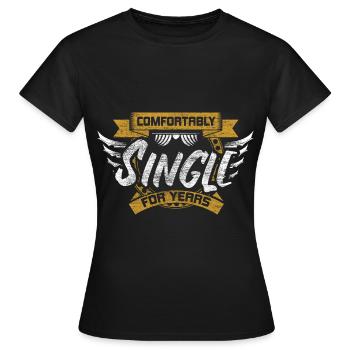 Relation d’indépendance unique - T-shirt Femme - noir - Devant - AI Model Female 172 dark (172cm)