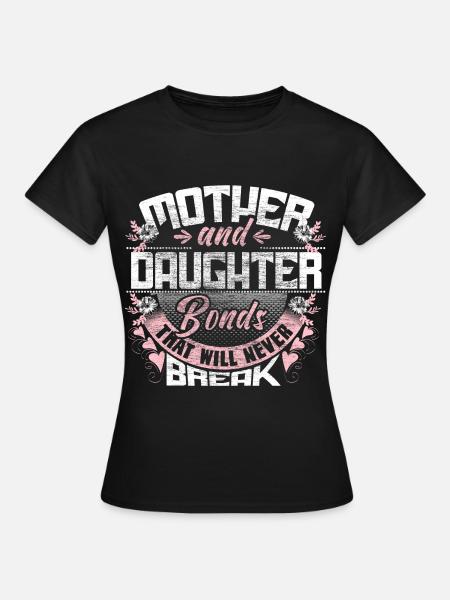 Mutter Tochter Eltern - Frauen T-Shirt - Schwarz
